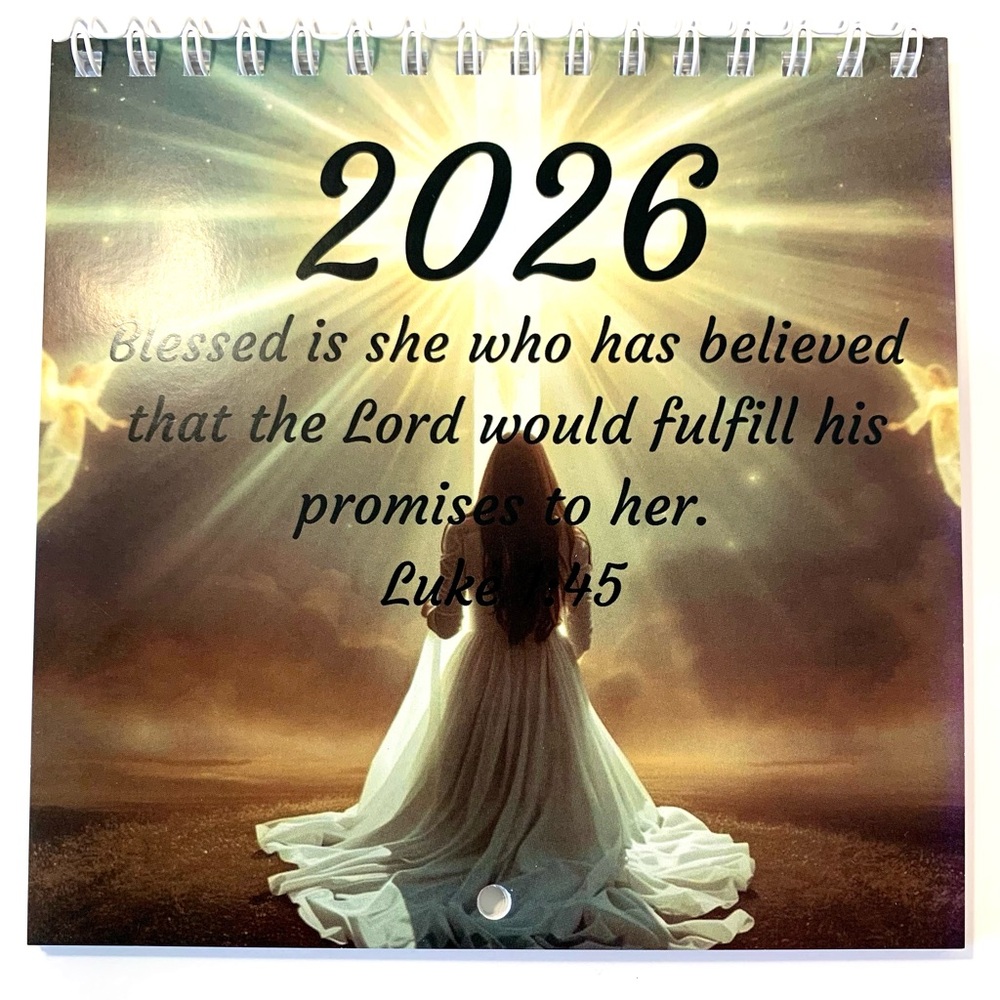 2026 Inspirational Bible verse mini Calendar